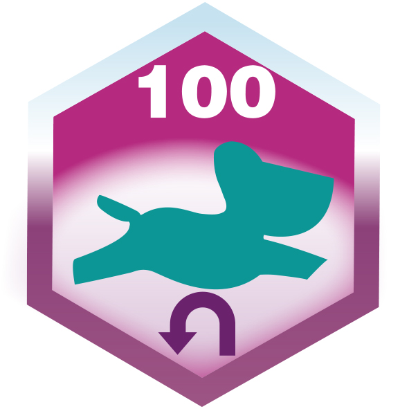 100尺來回 100ft Relay 比賽項目 Logo