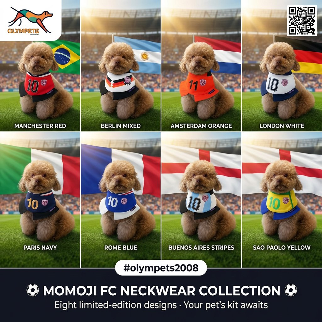 Momoji x Olympets 快閃團購 - MOMOJI FC NECKWEAR COLLECTION